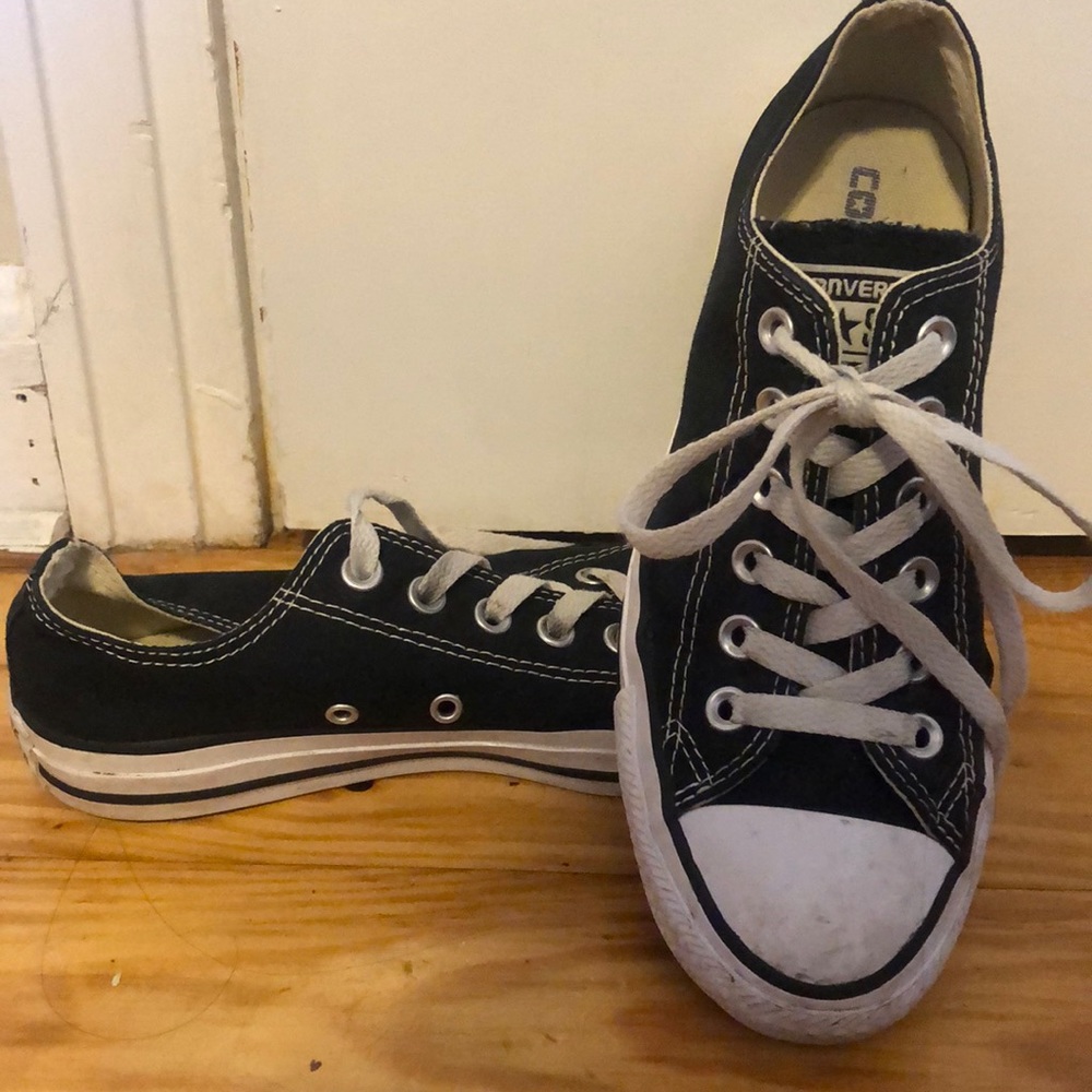 Black Converse all stars